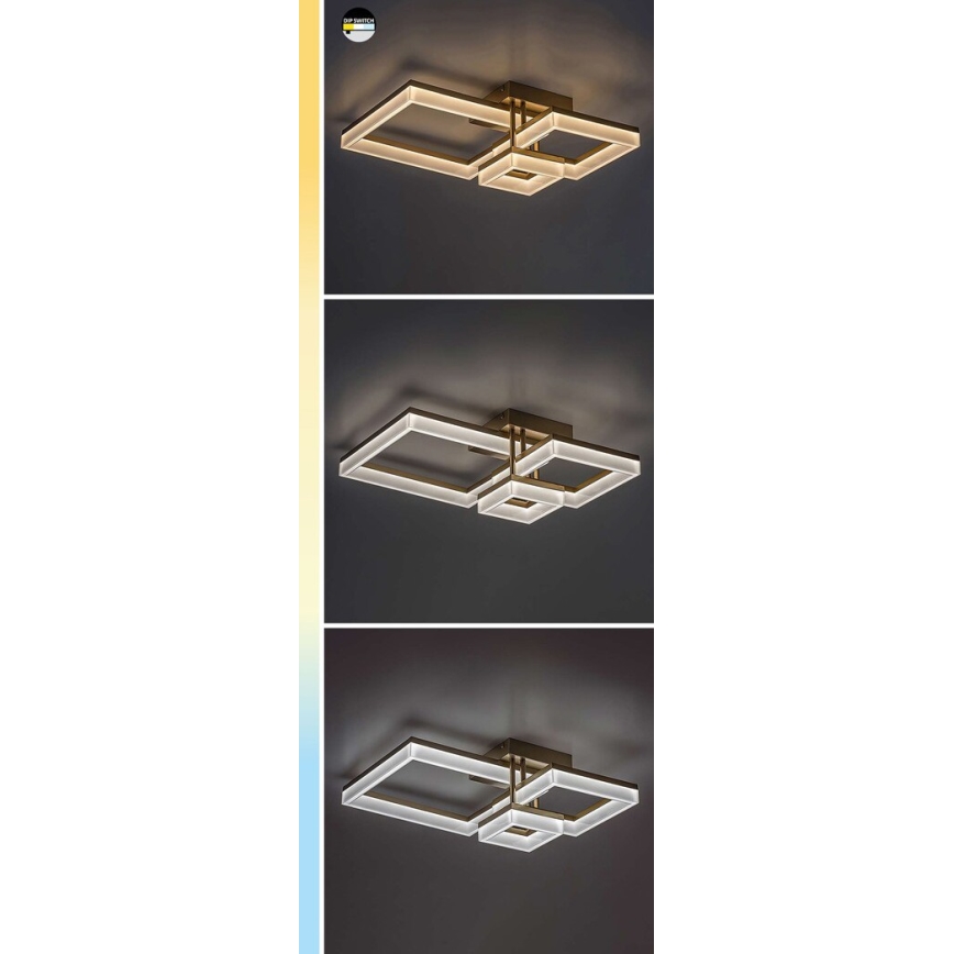 Rabalux - LED Plafon LED/22W/230V 3000/4000/6500K czarny