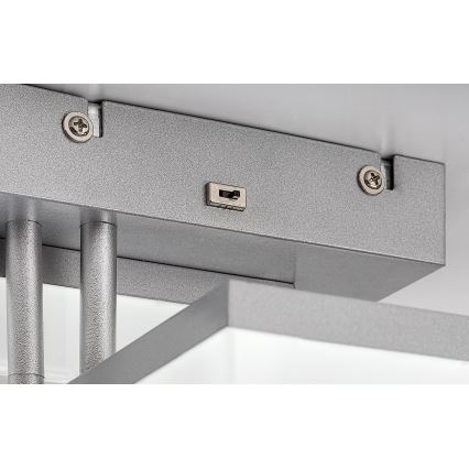 Rabalux - LED Plafon LED/22W/230V 3000/4000/6500K matowy chrom