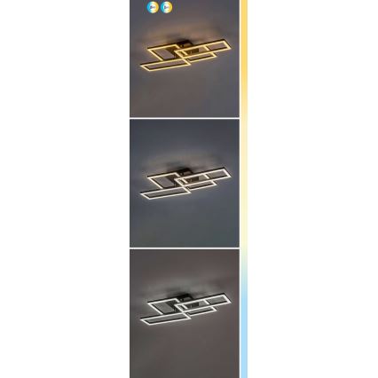 Rabalux - Ściemnialna lampa sufitowa LED/40W/230V 3000-6500K 35x70 cm + zdalne sterowanie