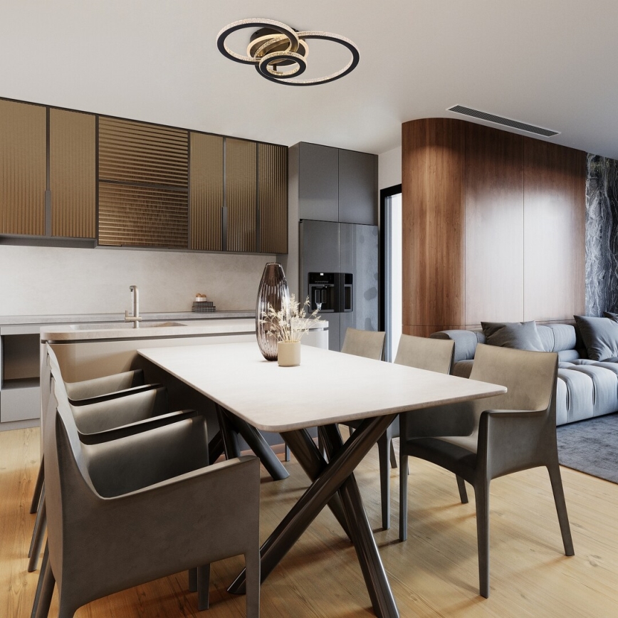 Rabalux - Ściemnialna oprawa sufitowa LED/40W/230V 3000-6500K + pilot zdalnego sterowania 35x52 cm