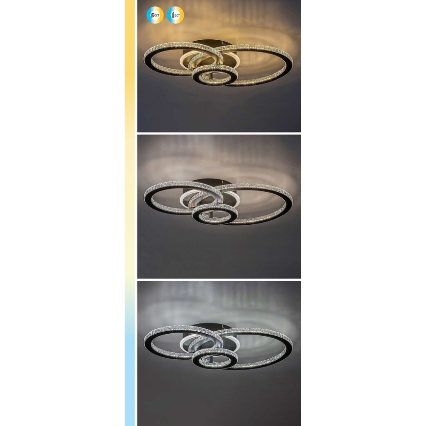 Rabalux - Ściemnialna oprawa sufitowa LED/40W/230V 3000-6500K + pilot zdalnego sterowania 35x52 cm