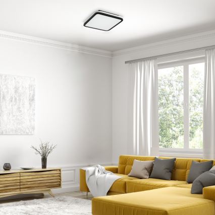 Rabalux - LED RGB ściemnialna oprawa sufitowa LED/43W/230V 3000-6500K z pilotem 35x35 cm