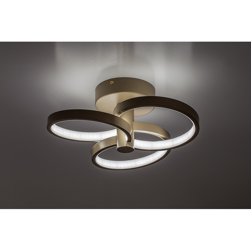 Rabalux - LED ściemnialna oprawa sufitowa LED/32W/230V 3000-6500K Ø 31 cm beżowa + zdalne sterowanie