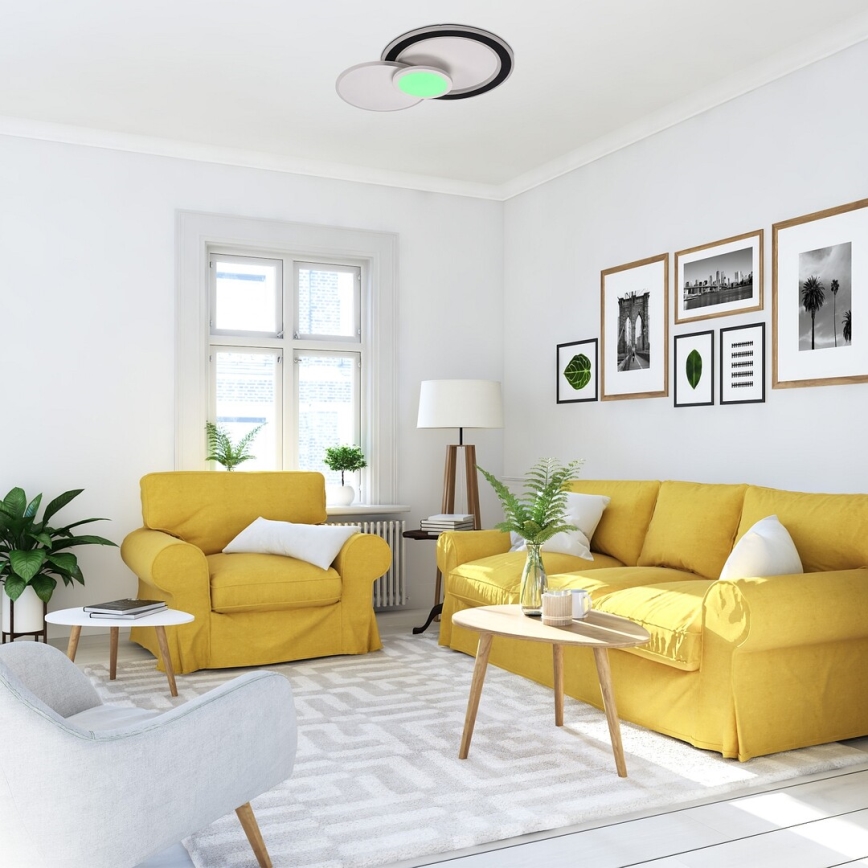 Rabalux - Plafon sufitowy LED RGB ściemnialny 40W/230V 3000–6500K z pilotem Ø 31 cm