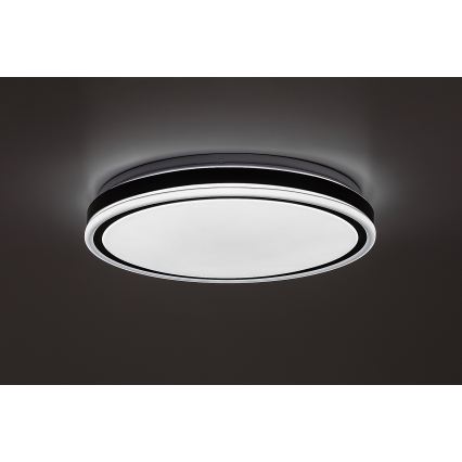 Rabalux - LED ściemnialna oprawa sufitowa LED/20W/230V 3000-6500K śr. 38,5 cm czarna + zdalne sterowanie