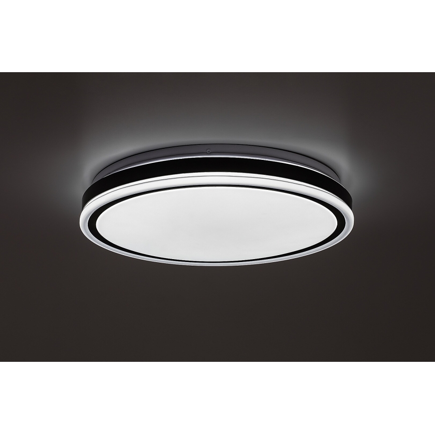 Rabalux - LED ściemnialna oprawa sufitowa LED/20W/230V 3000-6500K śr. 38,5 cm czarna + zdalne sterowanie