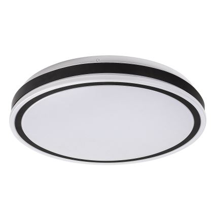 Rabalux - LED ściemnialna oprawa sufitowa LED/20W/230V 3000-6500K śr. 38,5 cm czarna + zdalne sterowanie