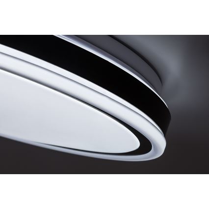 Rabalux - LED ściemnialna oprawa sufitowa LED/20W/230V 3000-6500K śr. 38,5 cm czarna + zdalne sterowanie