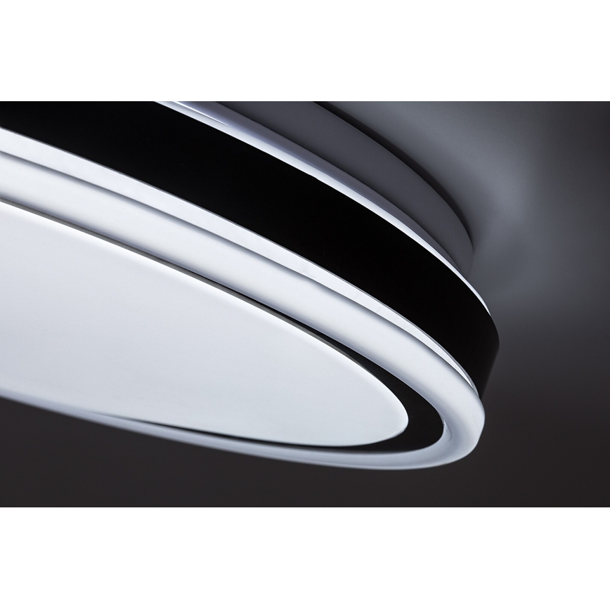 Rabalux - LED ściemnialna oprawa sufitowa LED/20W/230V 3000-6500K śr. 38,5 cm czarna + zdalne sterowanie
