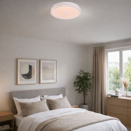 Rabalux - Ściemnialna lampa sufitowa LED 23W 230V 3000–6500K Ø 38,5 cm biała + pilot zdalnego sterowania