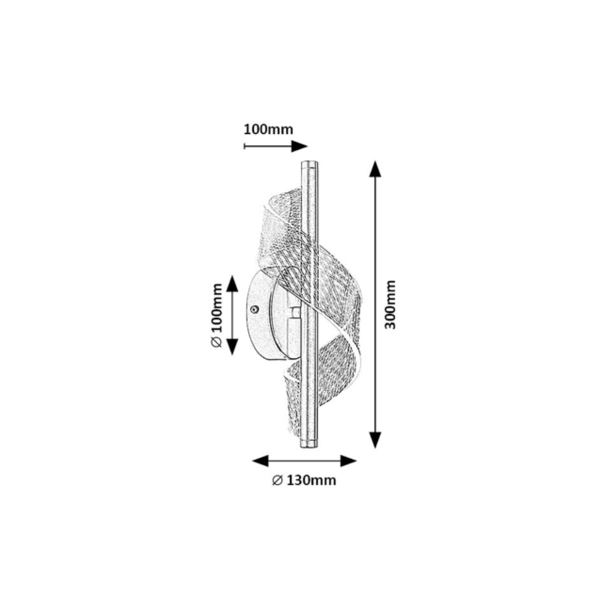 Rabalux - Kinkiet ścienny LED/6W/230V 3000K
