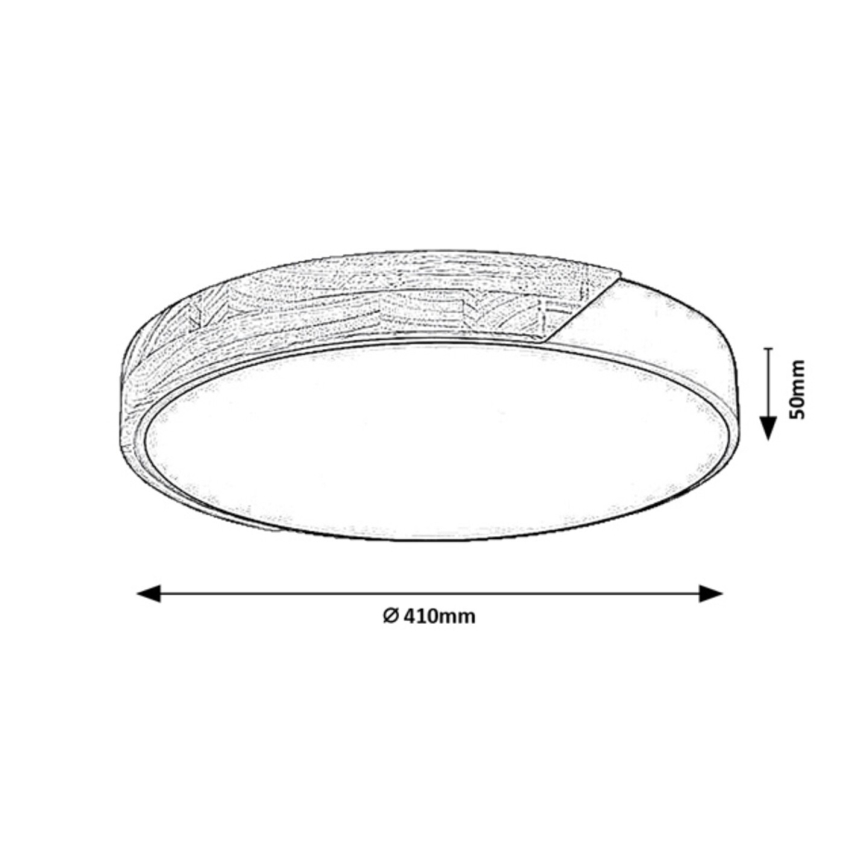Rabalux - Lampa sufitowa LED/24W/230V 4000K śr. 41 cm