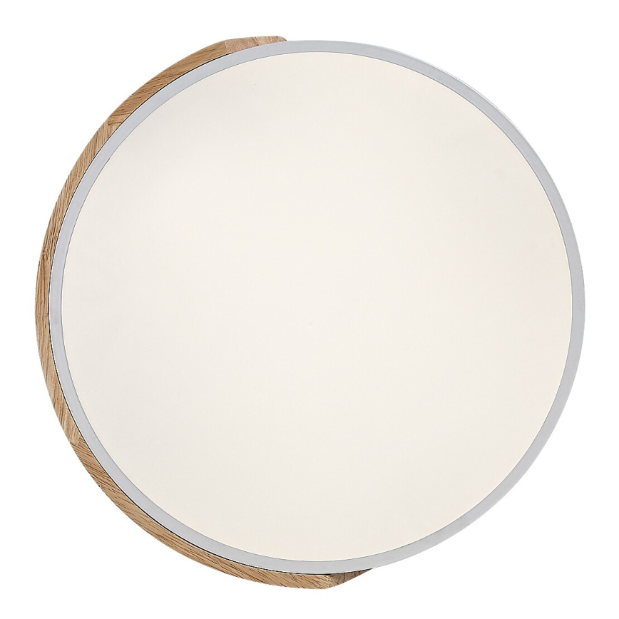 Rabalux - Lampa sufitowa LED/24W/230V 3000K biały/dąb Ø 61 cm