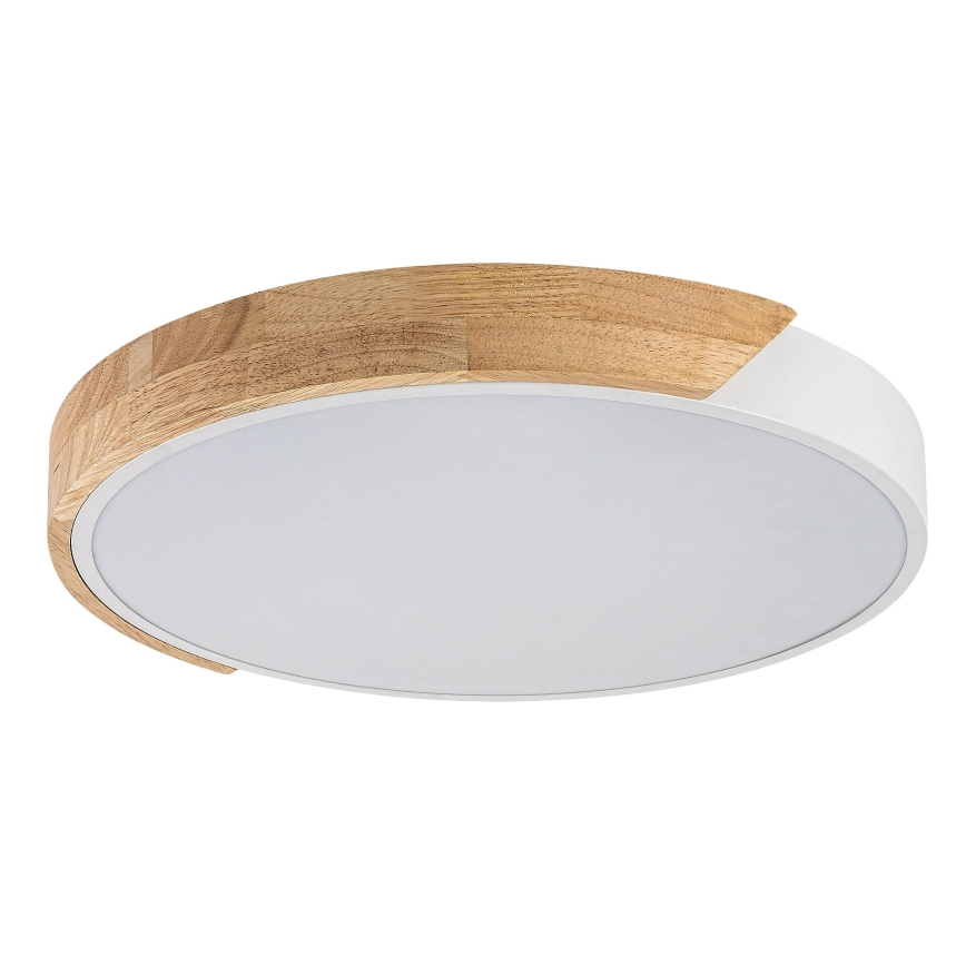 Rabalux - Lampa sufitowa LED/24W/230V 3000K biały/dąb Ø 61 cm