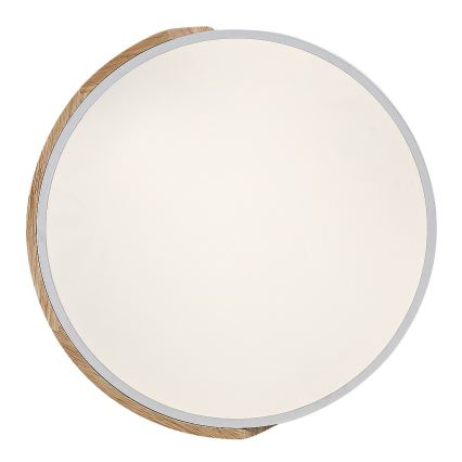 Rabalux - Oprawa sufitowa LED/40W/230V 3000/4000/6500K biały/dąb Ø 61 cm