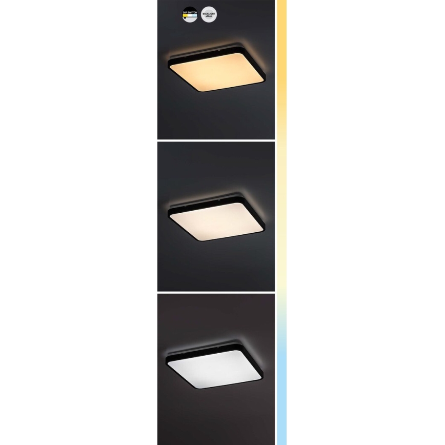 Rabalux - LED Plafon łazienkowy LED/36W/230V 3000/4000/6000K IP44 42x42 cm biały