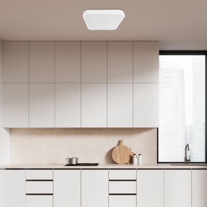Rabalux - LED Ściemnialny plafon łazienkowy LED/36W/230V 3000-6000K IP44 42x42 cm biały + zdalne sterowanie