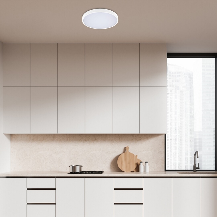 Rabalux - LED Plafon łazienkowy LED/24W/230V 3000/4000/6000K IP44 śr. 35,5 cm biały