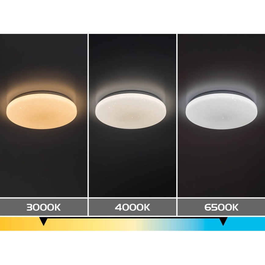 Rabalux - Ściemnialna lampa sufitowa LED/22W/230V 3000-6500K średnica 33 cm + pilot zdalnego sterowania