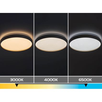 Rabalux - Ściemialna lampa sufitowa LED/60W/230V 3000-6500K śr. 58 cm + zdalne sterowanie