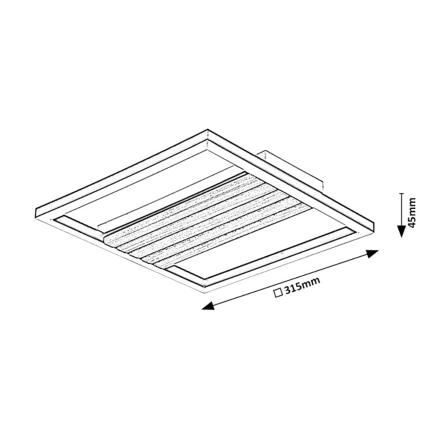 Rabalux - Oprawa sufitowa LED 26W 230V 3000/4500/6000K