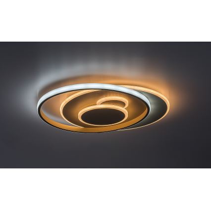 Rabalux - LED ściemnialna oprawa sufitowa LED/57W/230V 3000-6000K 48,5x40 cm + zdalne sterowanie