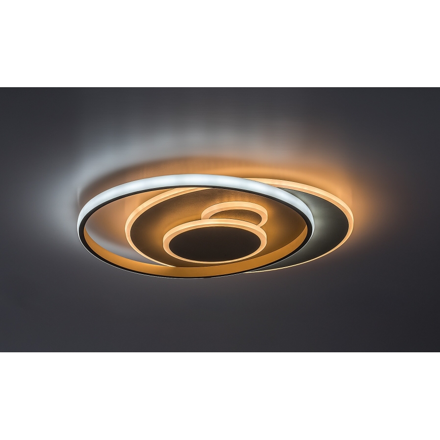 Rabalux - LED ściemnialna oprawa sufitowa LED/57W/230V 3000-6000K 48,5x40 cm + zdalne sterowanie