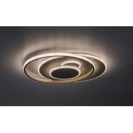 Rabalux - LED ściemnialna oprawa sufitowa LED/57W/230V 3000-6000K 48,5x40 cm + zdalne sterowanie