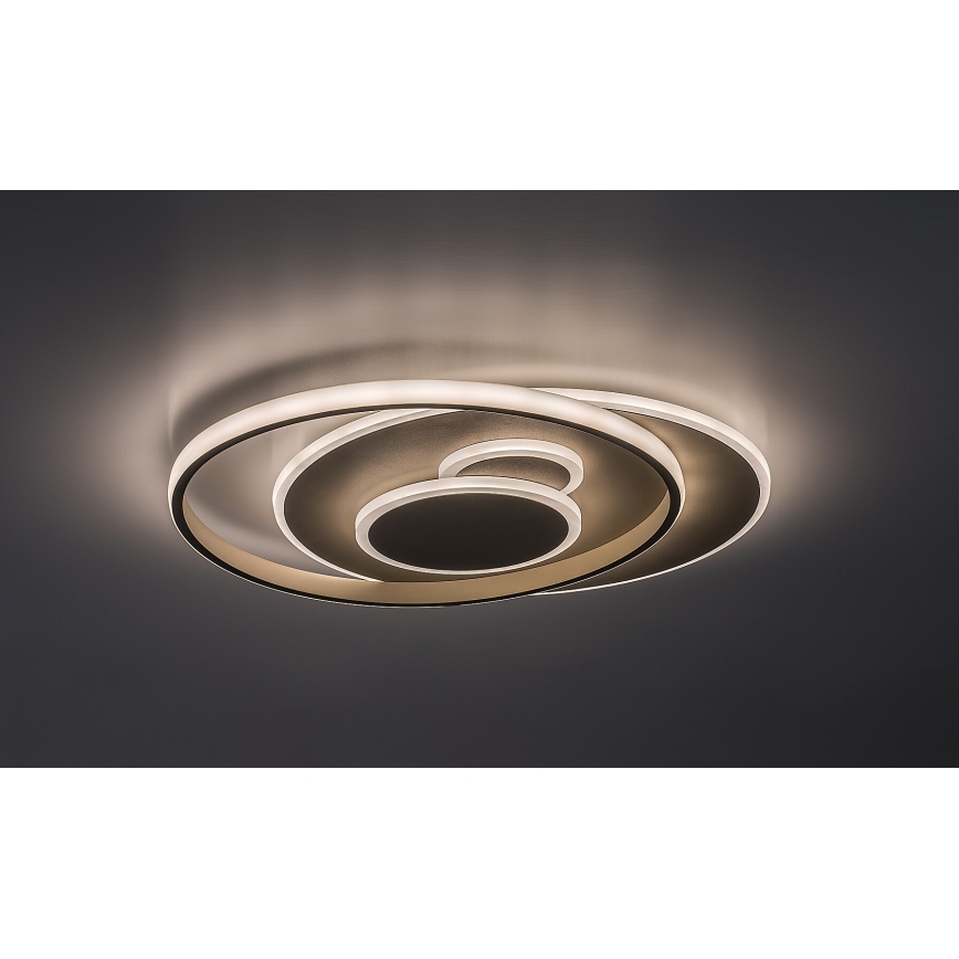 Rabalux - LED ściemnialna oprawa sufitowa LED/57W/230V 3000-6000K 48,5x40 cm + zdalne sterowanie