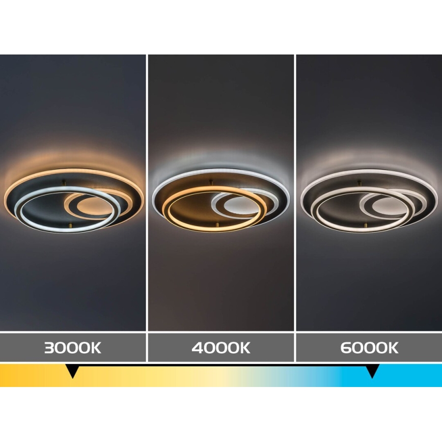 Rabalux - Ściemnialna oprawa sufitowa LED/60W/230V 3000-6000K śr. 50 cm + pilot zdalnego sterowania