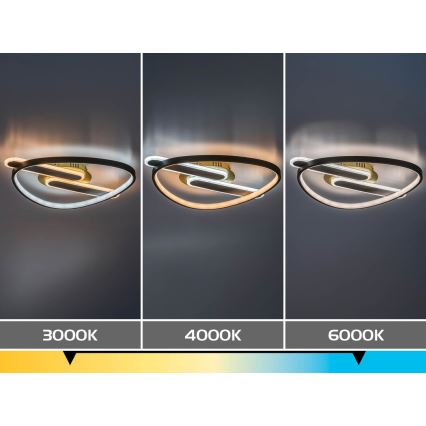 Rabalux - Ściemnialna oprawa sufitowa LED/60W/230V 3000-6000K 53x45 cm + pilot zdalnego sterowania