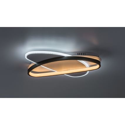Rabalux - LED ściemnialna oprawa sufitowa LED/57W/230V 3000-6000K 45x30,5 cm + pilot zdalnego sterowania