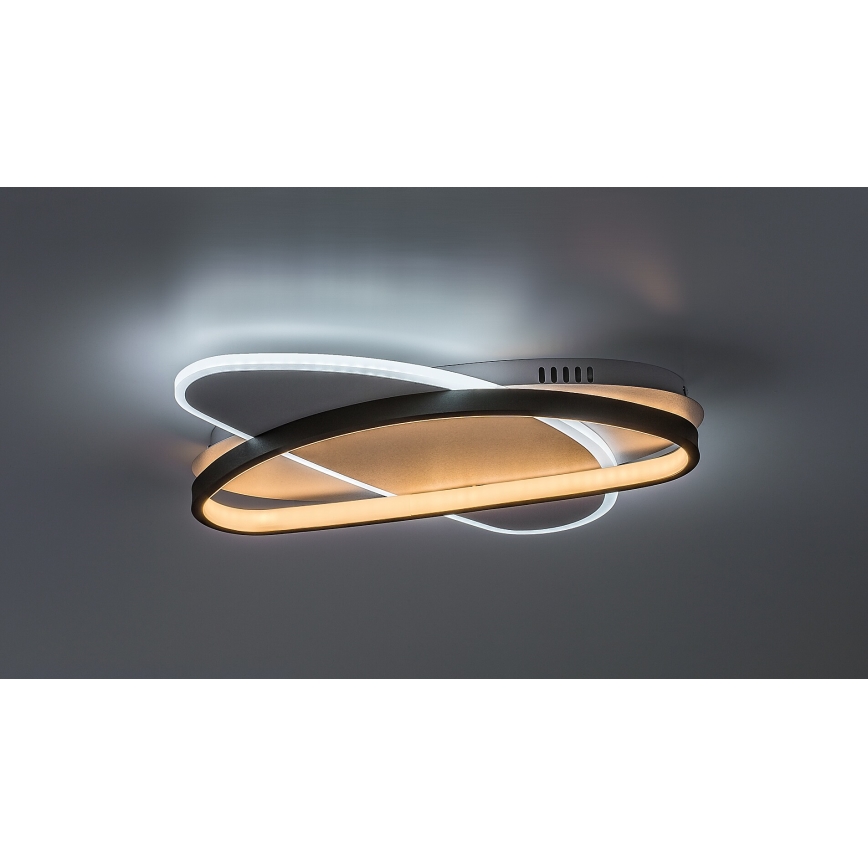 Rabalux - LED ściemnialna oprawa sufitowa LED/57W/230V 3000-6000K 45x30,5 cm + pilot zdalnego sterowania