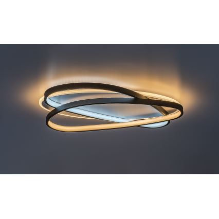 Rabalux - Lampa sufitowa LED z funkcją ściemniania LED/57W/230V 3000-6000K 53x38 cm + pilot zdalnego sterowania
