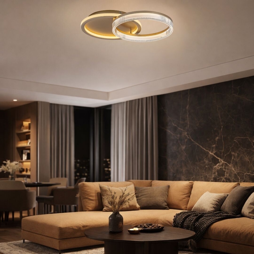 Rabalux - ściemnialna oprawa sufitowa LED/22W/230V 3000-6500K 53,5x35 cm + zdalne sterowanie