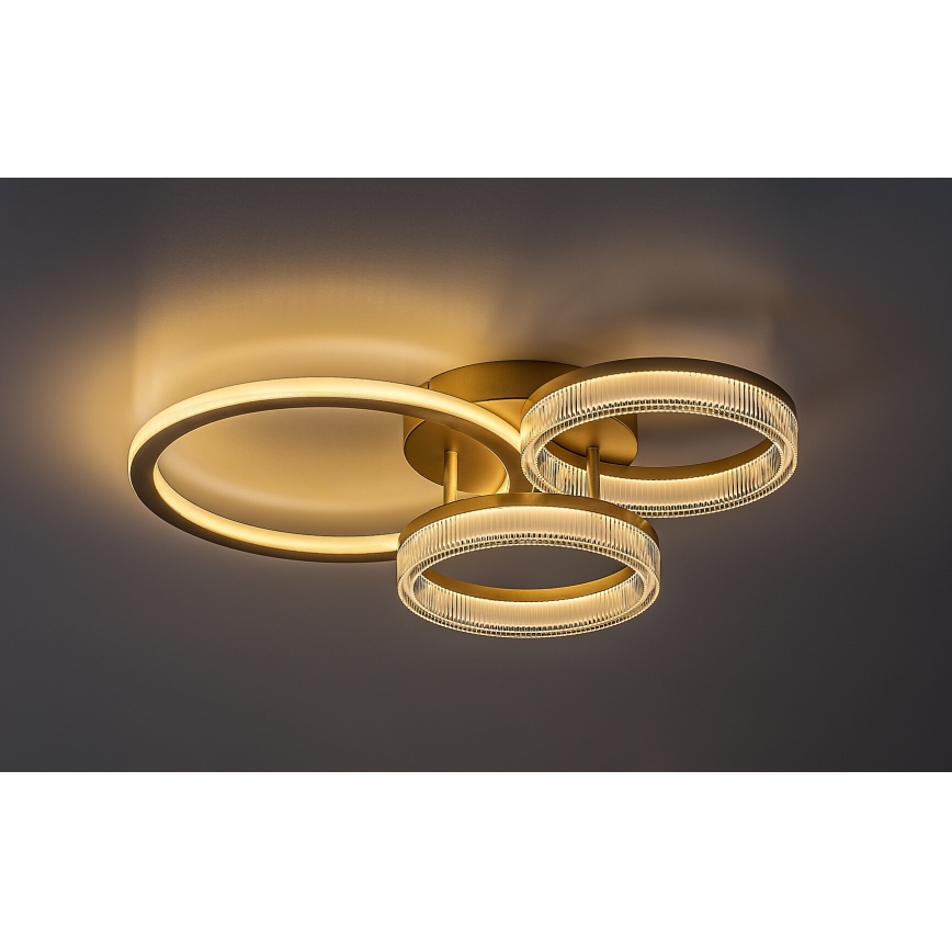 Rabalux - LED Ściemnialna oprawa sufitowa LED/38W/230V 3000-6500K 58,5x38 cm + pilot zdalnego sterowania