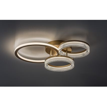 Rabalux - LED Ściemnialna oprawa sufitowa LED/38W/230V 3000-6500K 58,5x38 cm + pilot zdalnego sterowania
