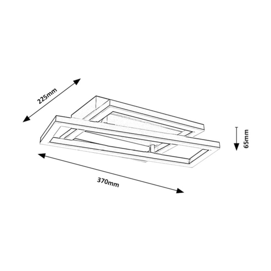 Rabalux - Lampa sufitowa LED/24W/230V 37x22,5 cm