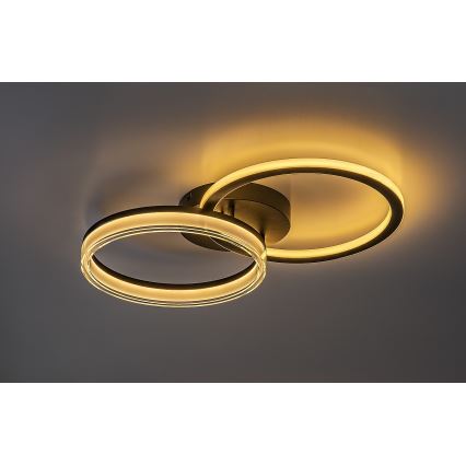 Rabalux - Ściemnialna oprawa sufitowa LED/38W/230V 3000-6500K 60x35 cm + zdalne sterowanie