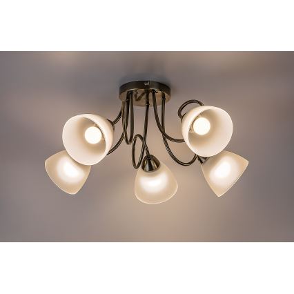 Rabalux - Przysufitowy żyrandol 5xE27/60W/230V