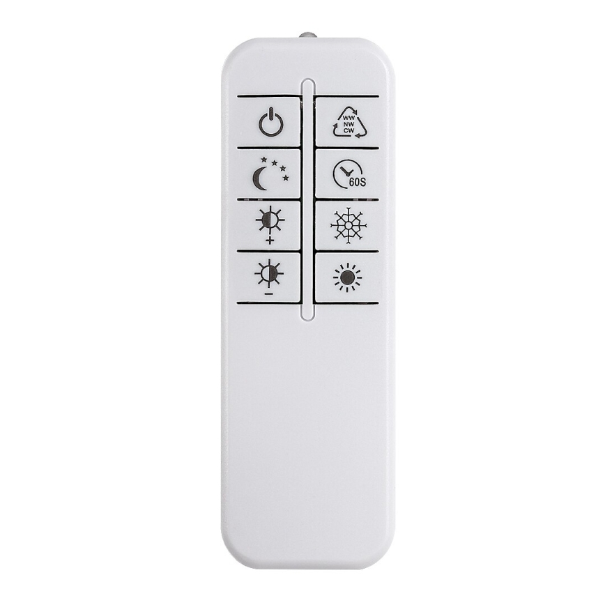 Rabalux - LED Ściemnialna oprawa sufitowa LED/24W/230V 3000-6500K 46x33 cm + zdalne sterowanie
