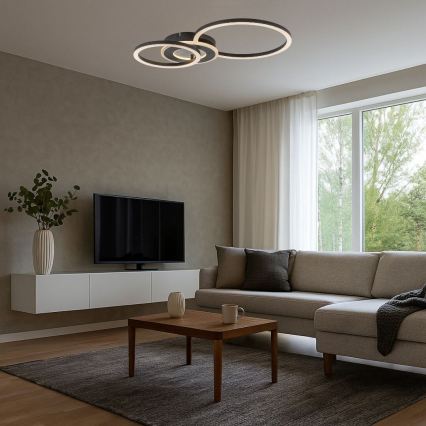 Rabalux - LED ściemnialna lampa sufitowa LED/24W/230V 3000-6500K 46x33 cm + zdalne sterowanie