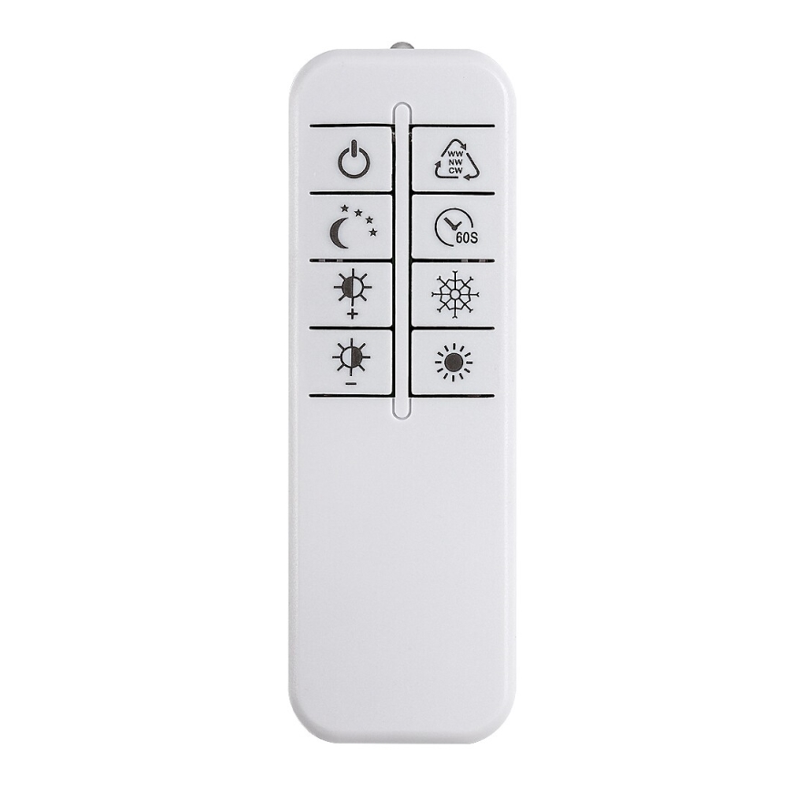 Rabalux - LED ściemnialna lampa sufitowa LED/24W/230V 3000-6500K 46x33 cm + zdalne sterowanie