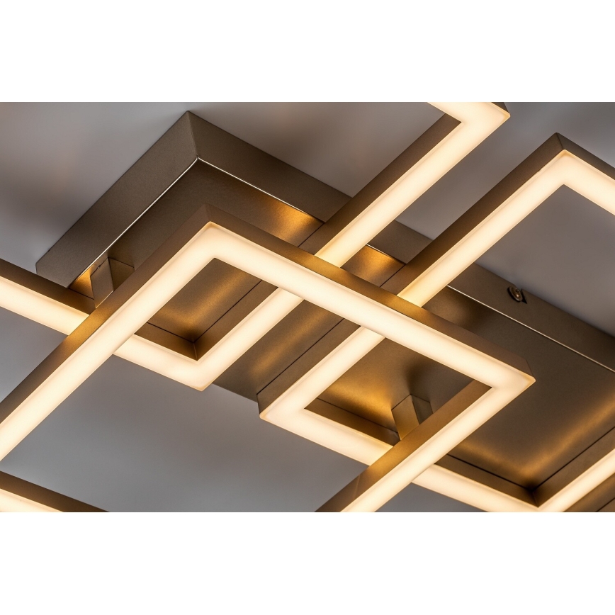 Rabalux - LED ściemnialna lampa sufitowa LED/40W/230V 3000-6500K 33x100 cm złota + z pilotem