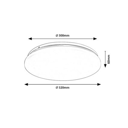 Rabalux - Oprawa sufitowa LED 18W/230V 4000K Ø 32 cm