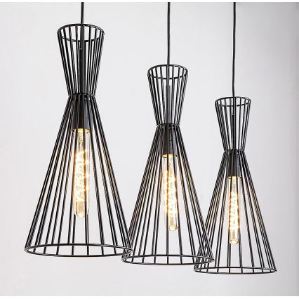 Rabalux - Lampa wisząca na linkach 3xE27/60W/230V