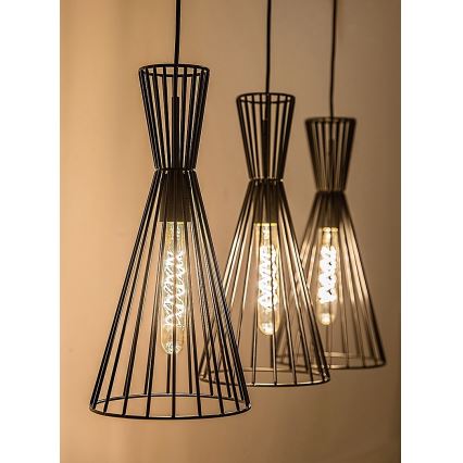 Rabalux - Lampa wisząca na linkach 3xE27/60W/230V