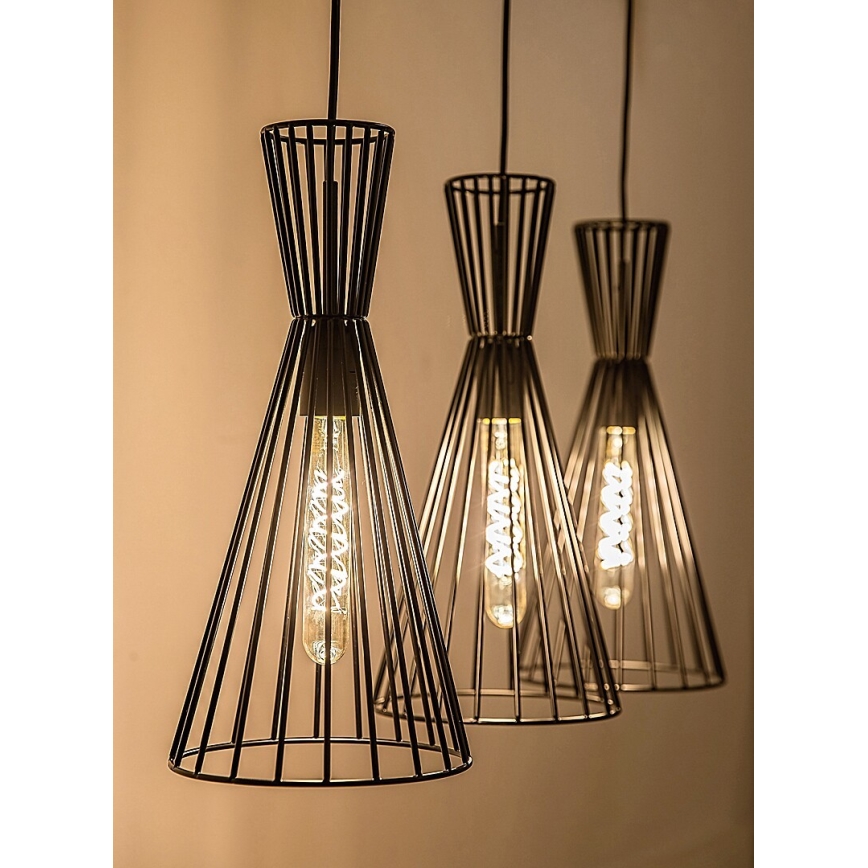 Rabalux - Lampa wisząca na linkach 3xE27/60W/230V