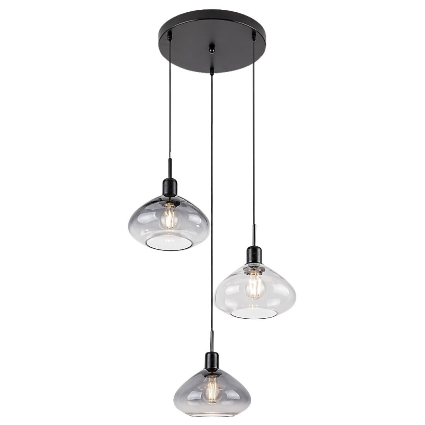 Rabalux - Lampa wisząca na linkach 3xE27/40W/230V