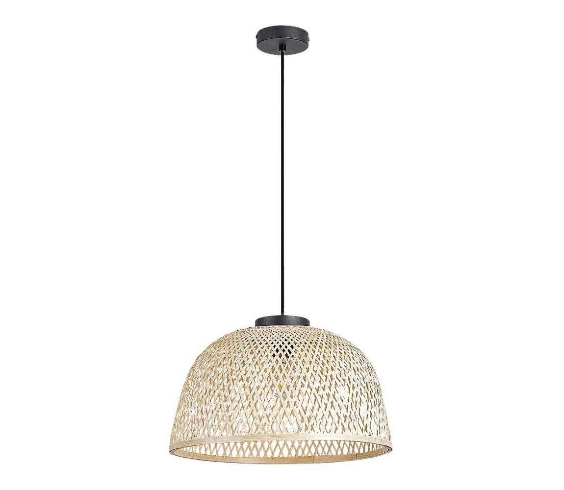 Rabalux 72025 - Żyrandol na lince RATTAN 1xE27/25W/230V rattan